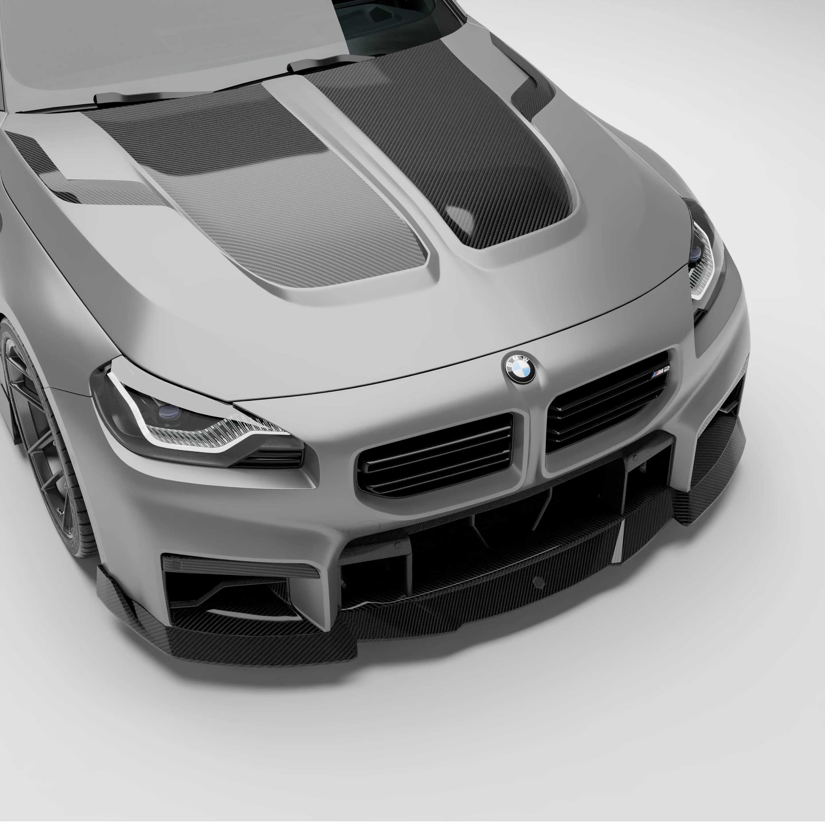 Карбоновий капот для BMW G87 M2 thumbnail 2