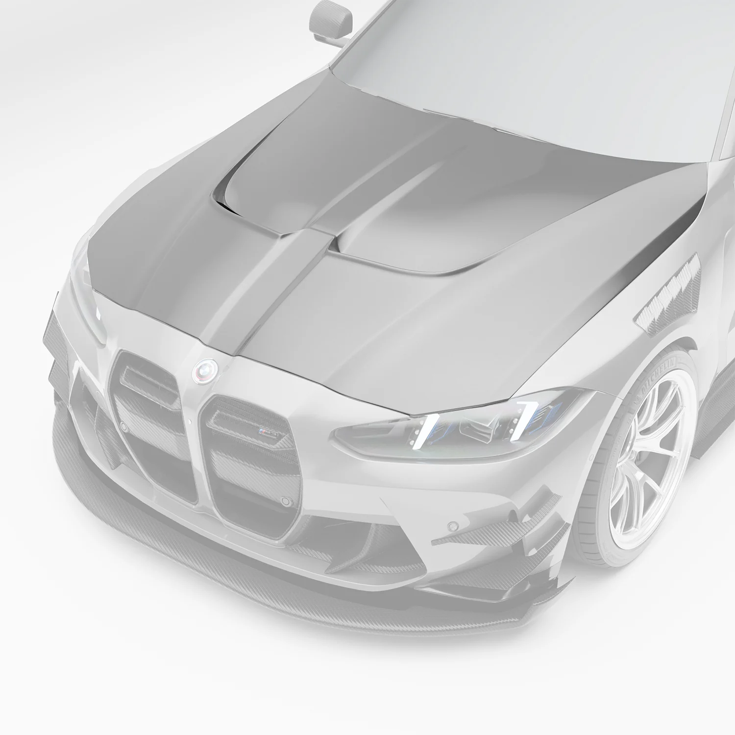 Карбоновий капот для BMW G80 G81 M3 G82 G83 M4 thumbnail 2