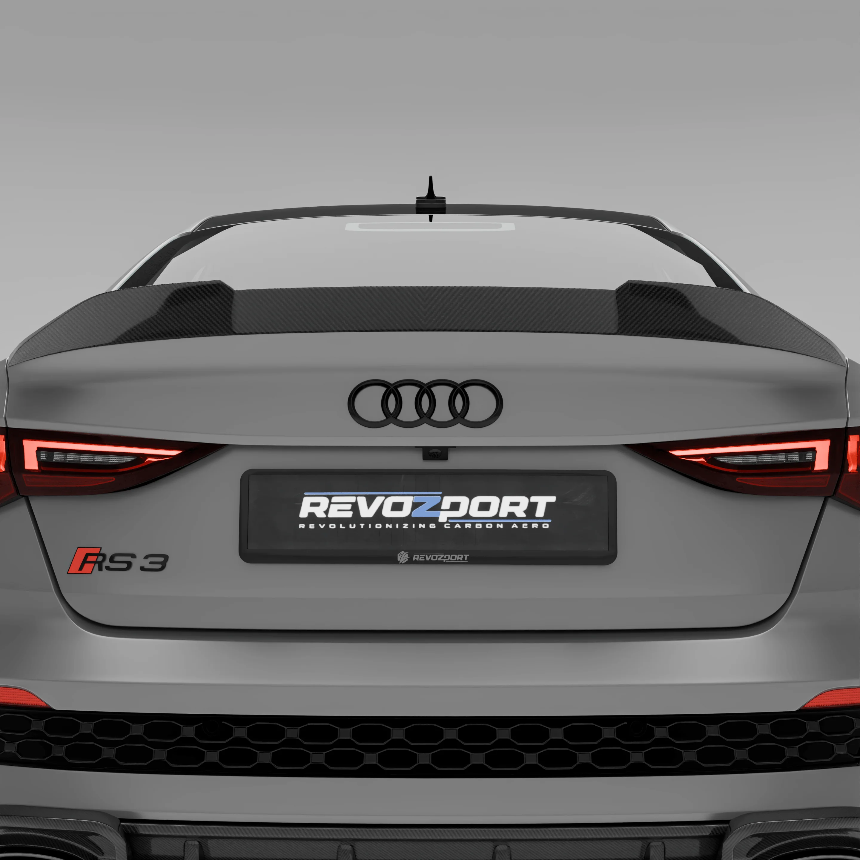 Карбоновий задній спойлер для Audi RS3 8Y Limousine thumbnail 3