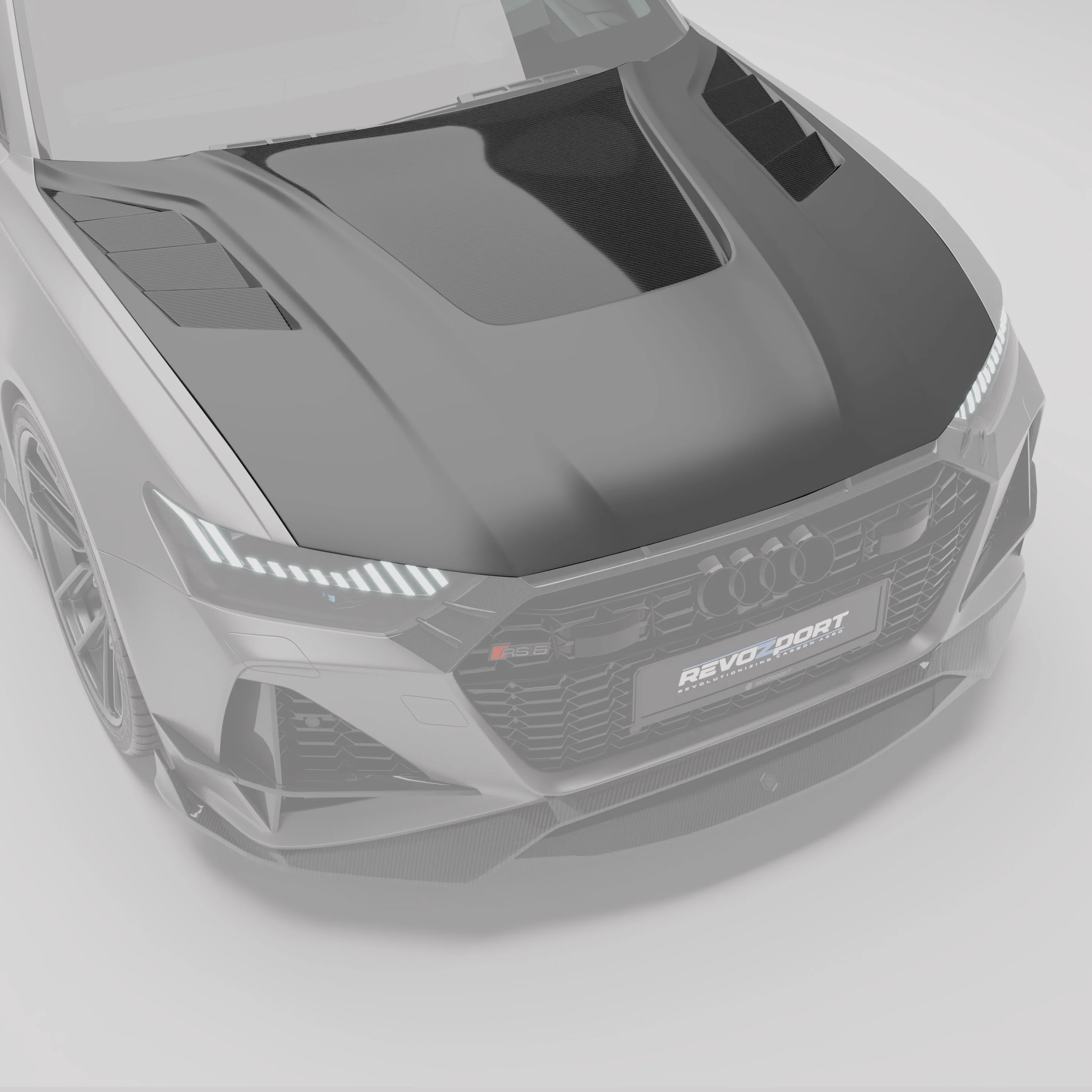 Карбоновий капот для Audi RS6 C8 thumbnail 2