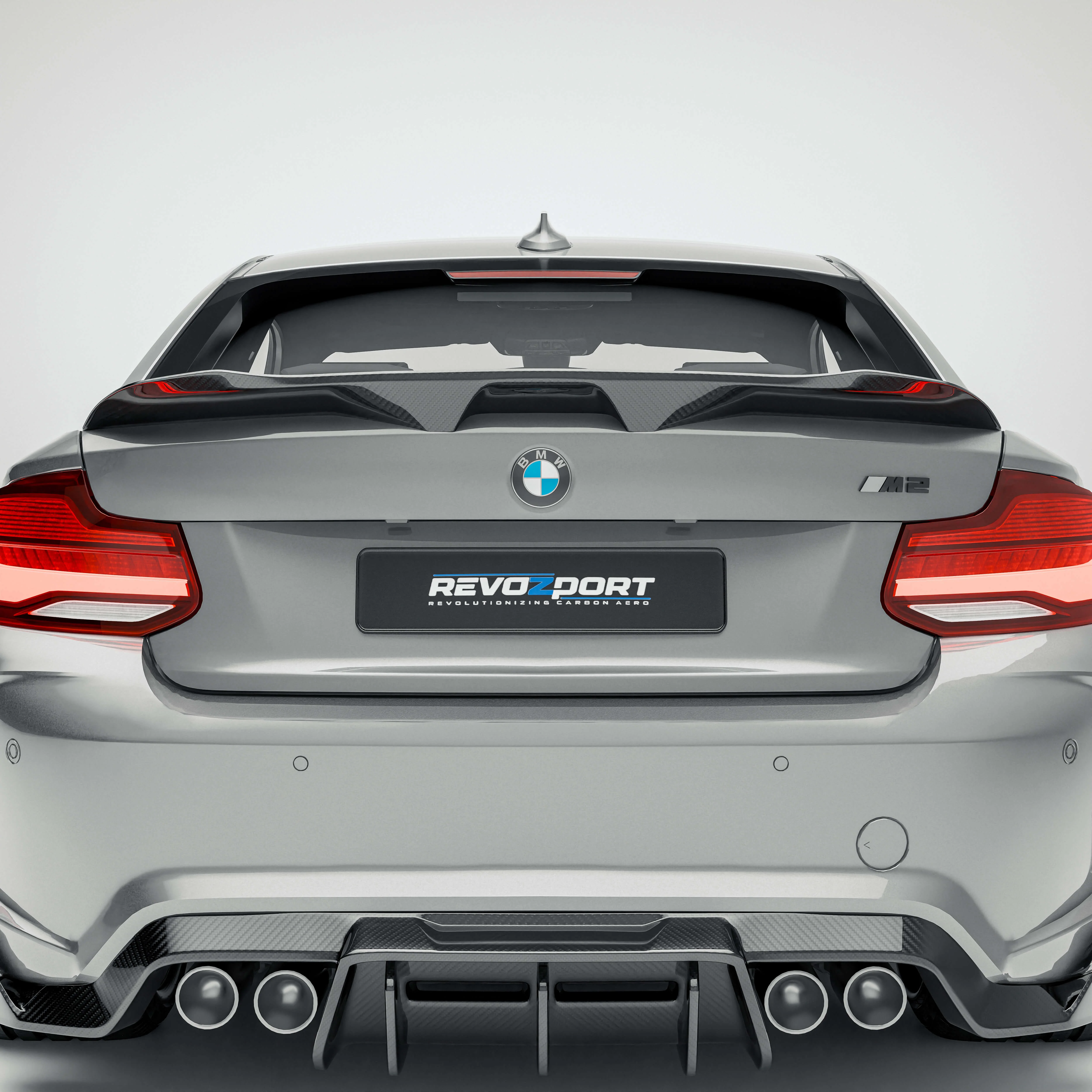 Carbon Fiber Rear Diffuser for BMW M2 Competition F87 thumbnail 7