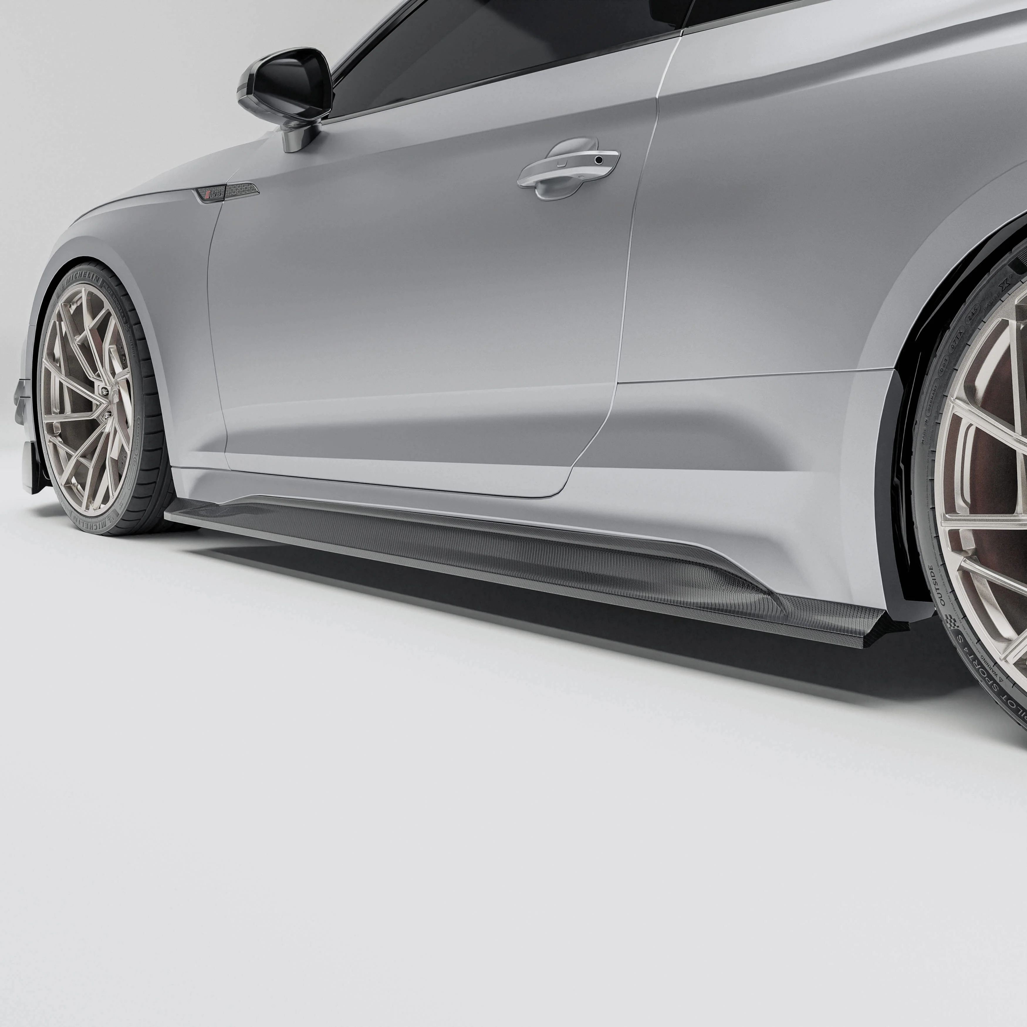 Карбонові бічні пороги для Audi RS5 Coupé thumbnail 3