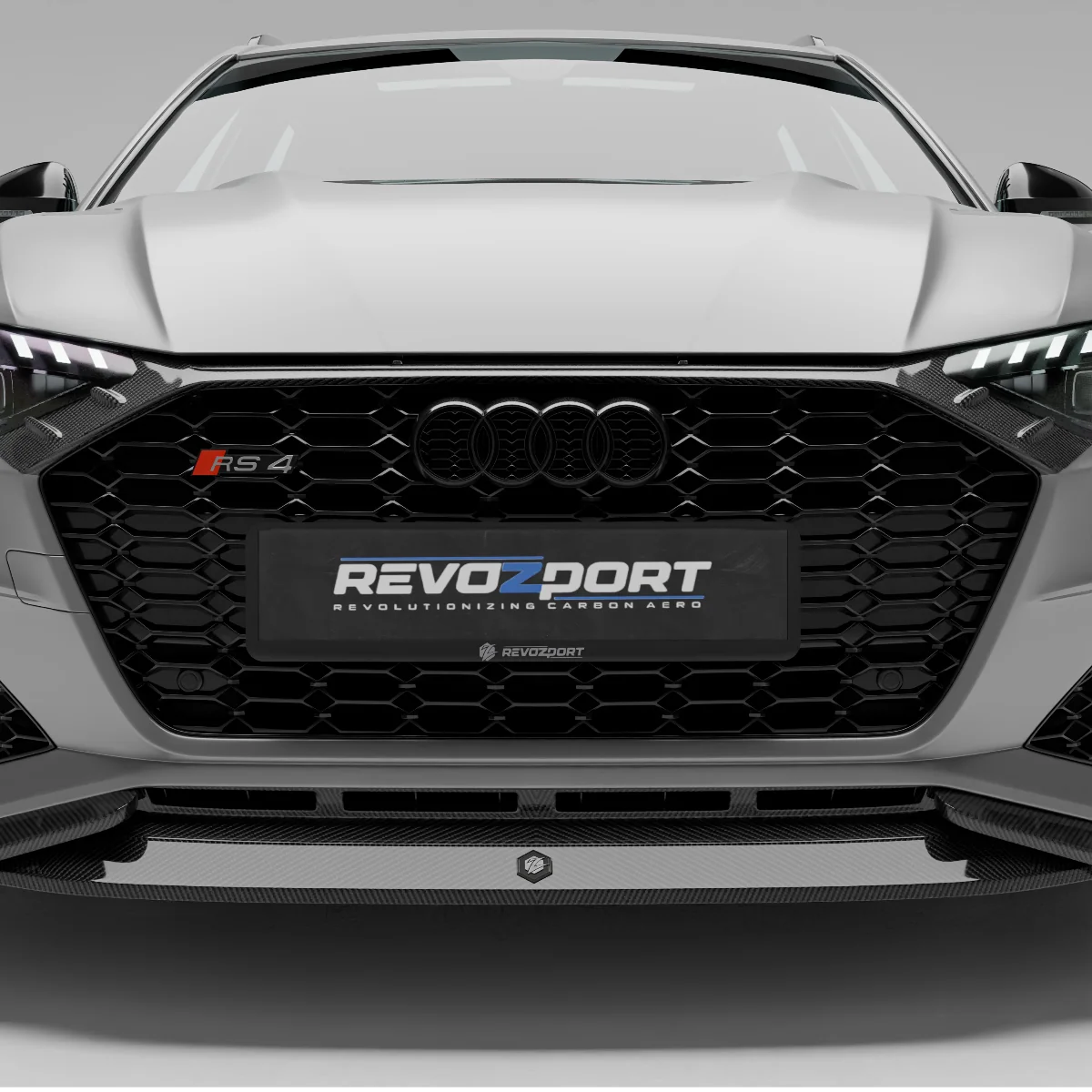 Карбонова передня решітка для Audi RS4 B9.5 Avant thumbnail 2