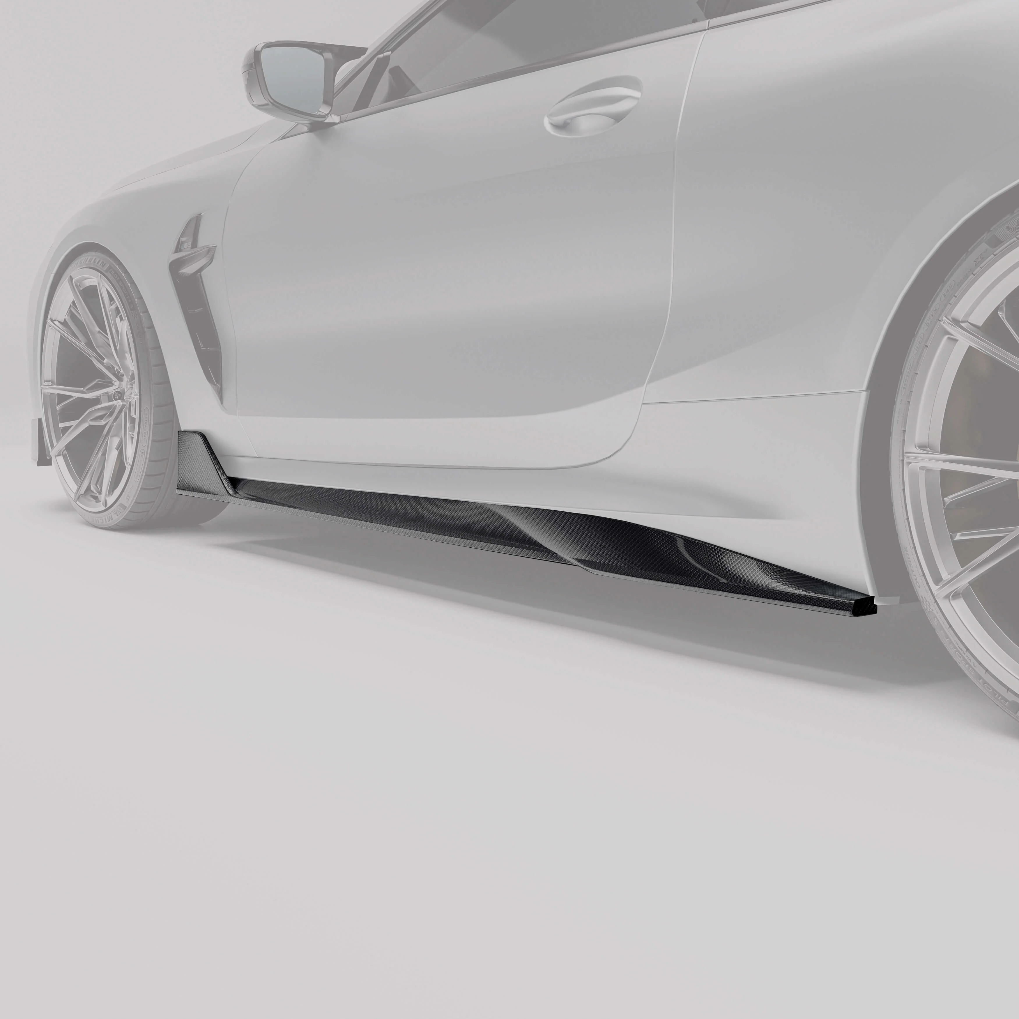 Carbon Fiber Side Skirts for BMW F91 F92 M8 G14 G15 - Image 1