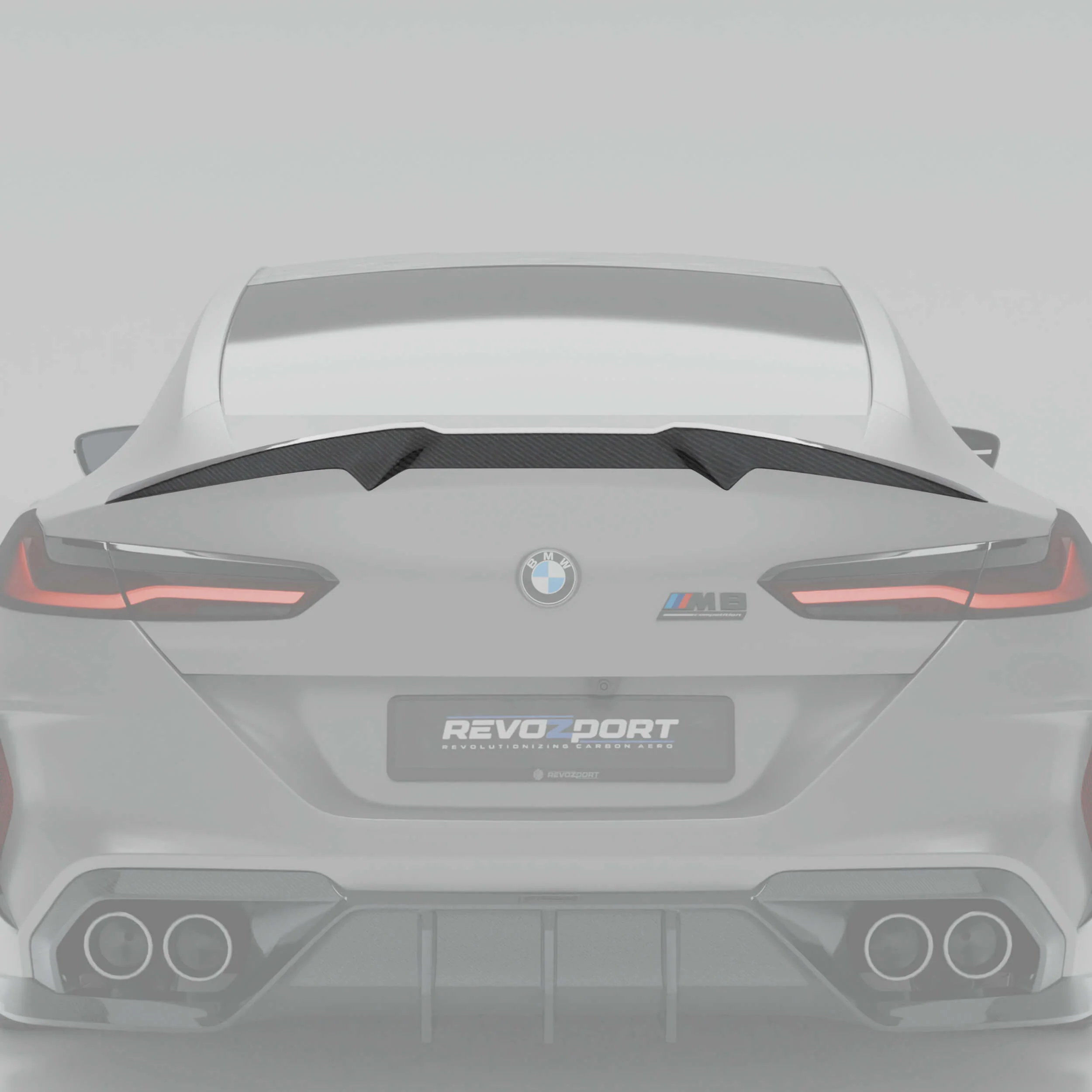 Carbon Fiber Rear Spoiler for BMW F93 M8 G16 - Image 1