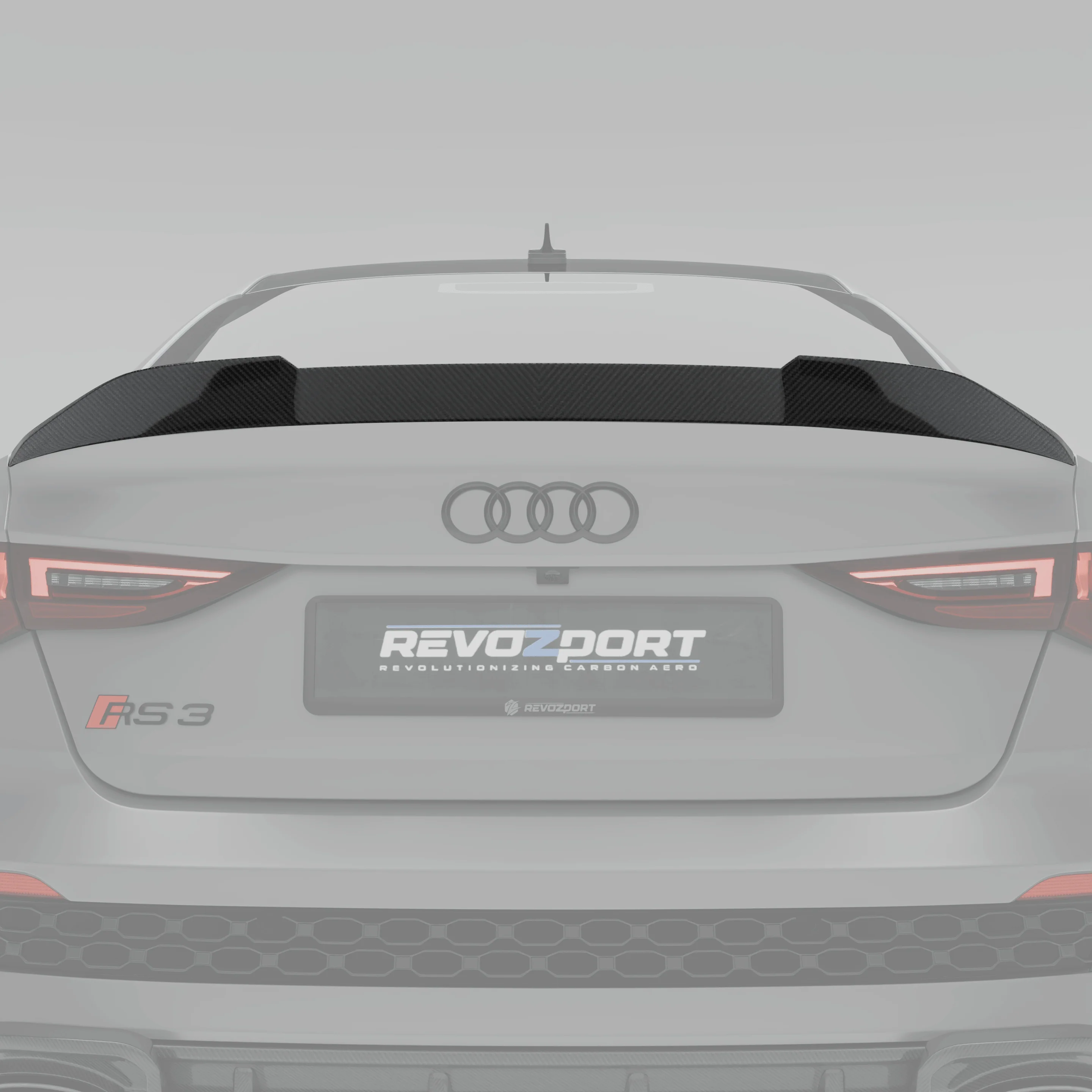 Карбоновий задній спойлер для Audi RS3 8Y Limousine thumbnail 2