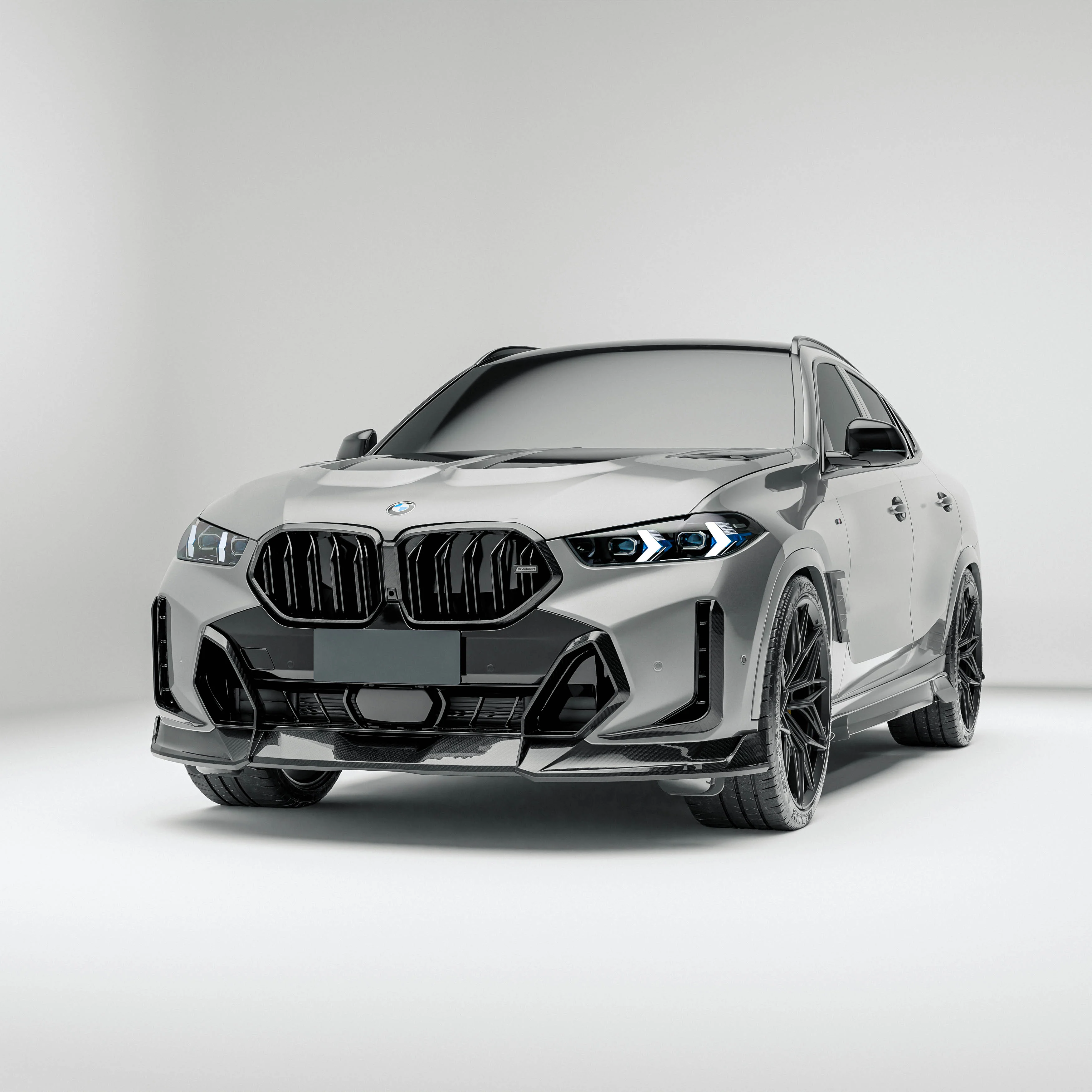 Carbon Fiber Front Canards for BMW X6 G06 M Sport thumbnail 7