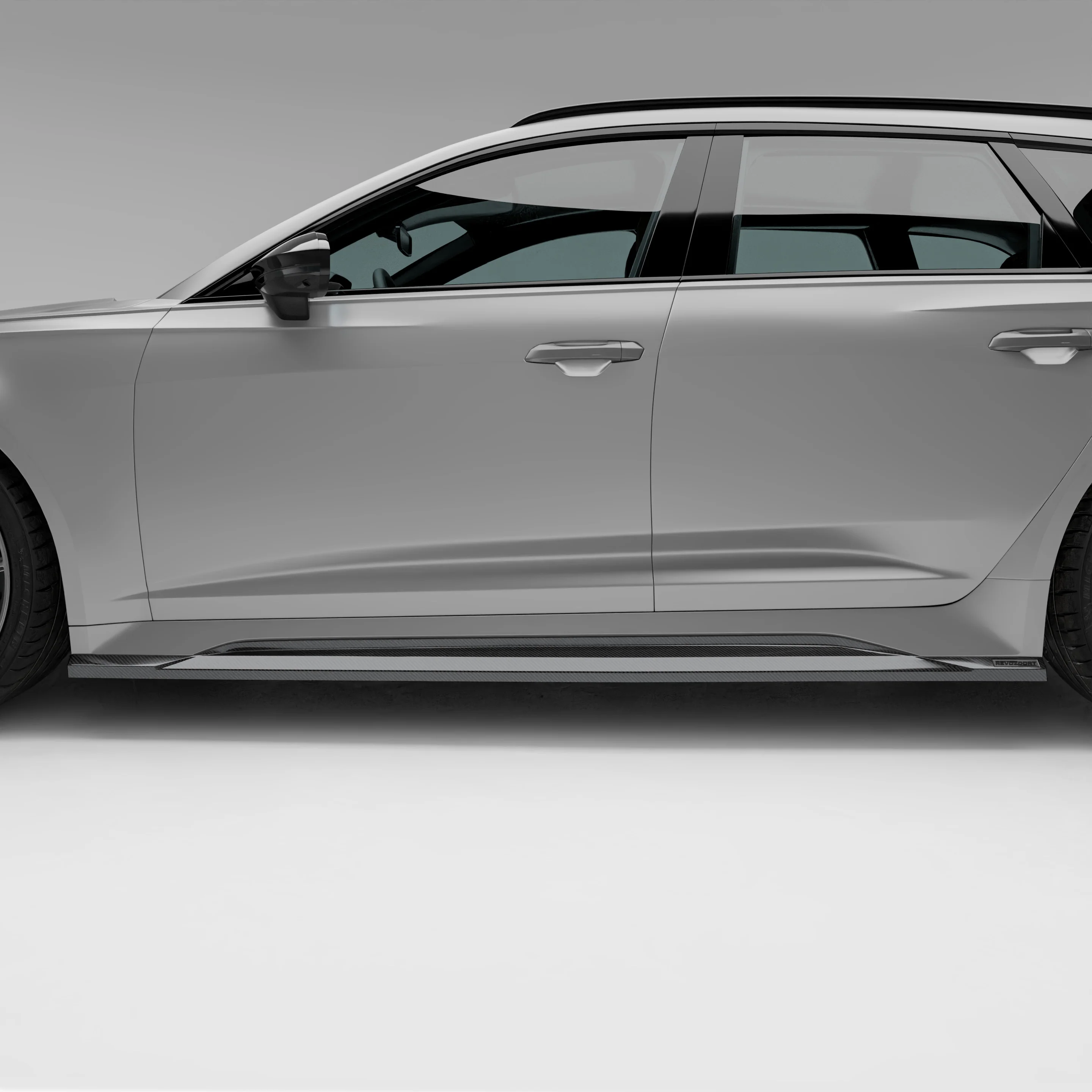 Карбонові бічні пороги для Audi RS6 C8 thumbnail 8