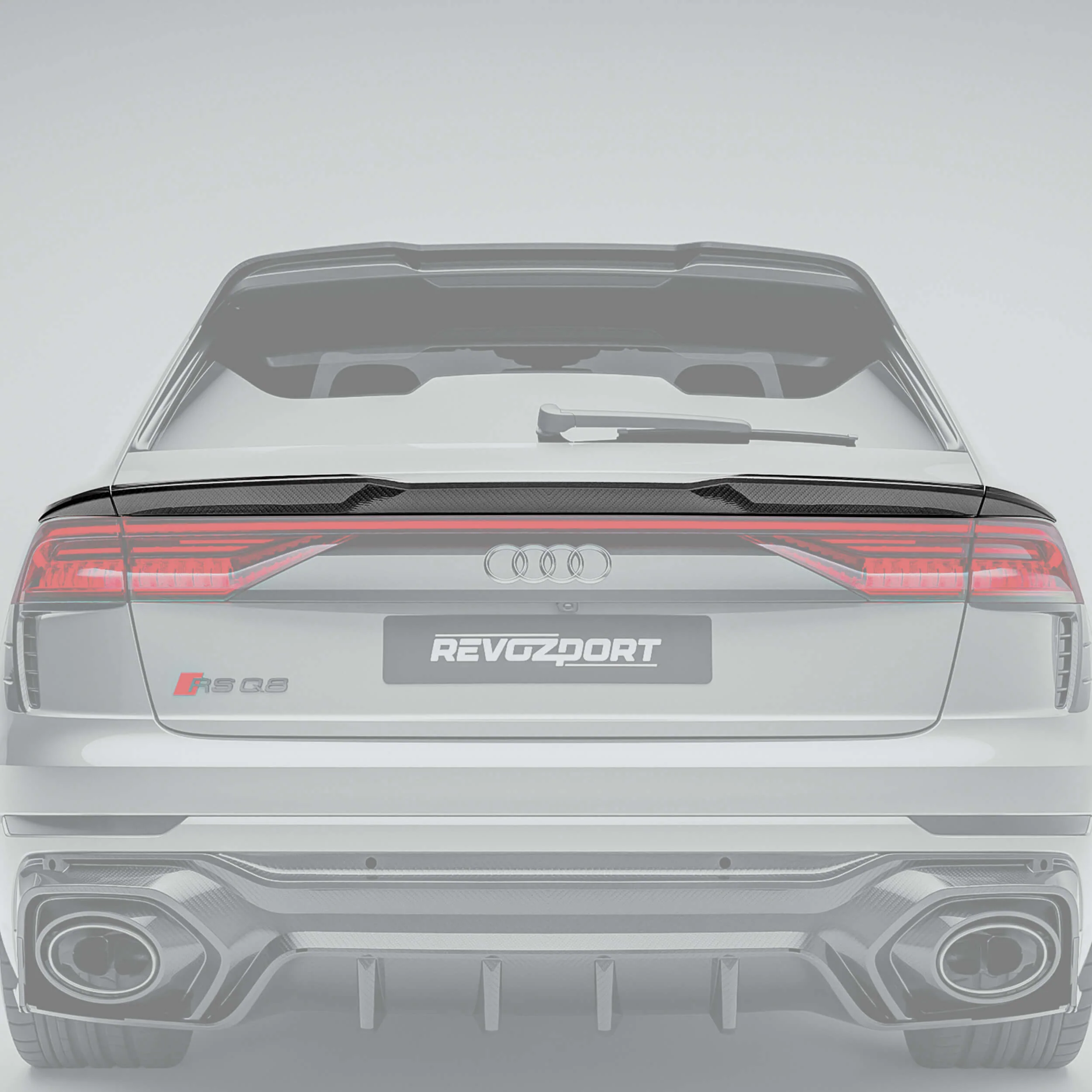 Carbon Fiber Rear Spoiler for Audi RSQ8 - Image 1
