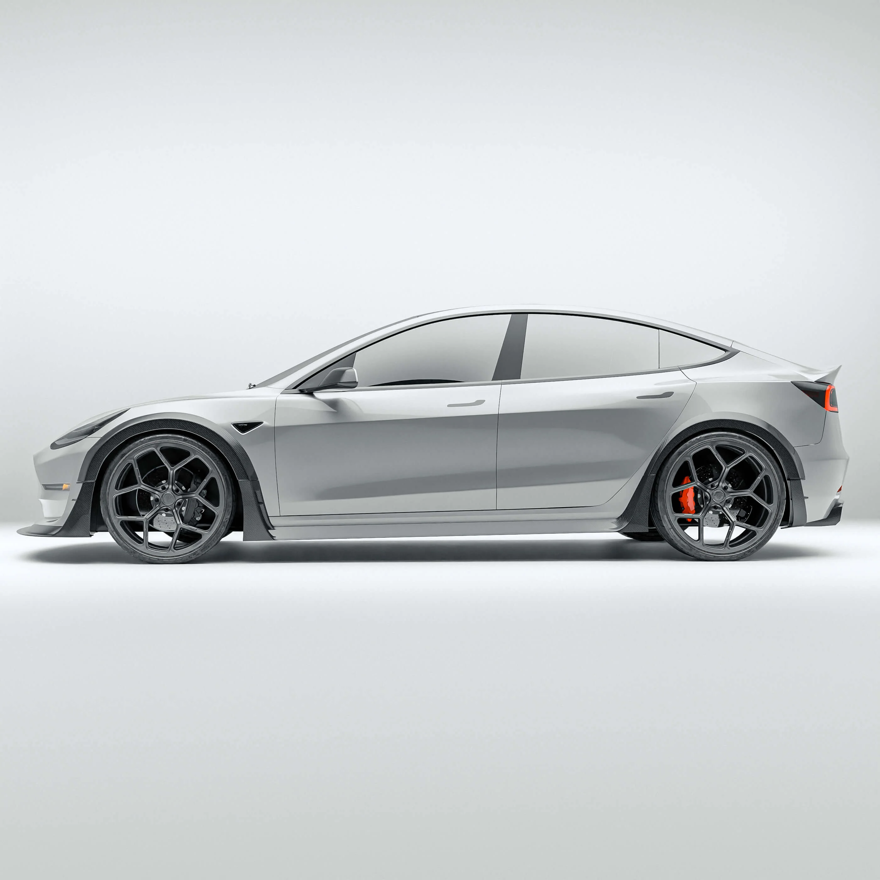 Carbon Fiber Fender Flares for Tesla Model 3 thumbnail 2