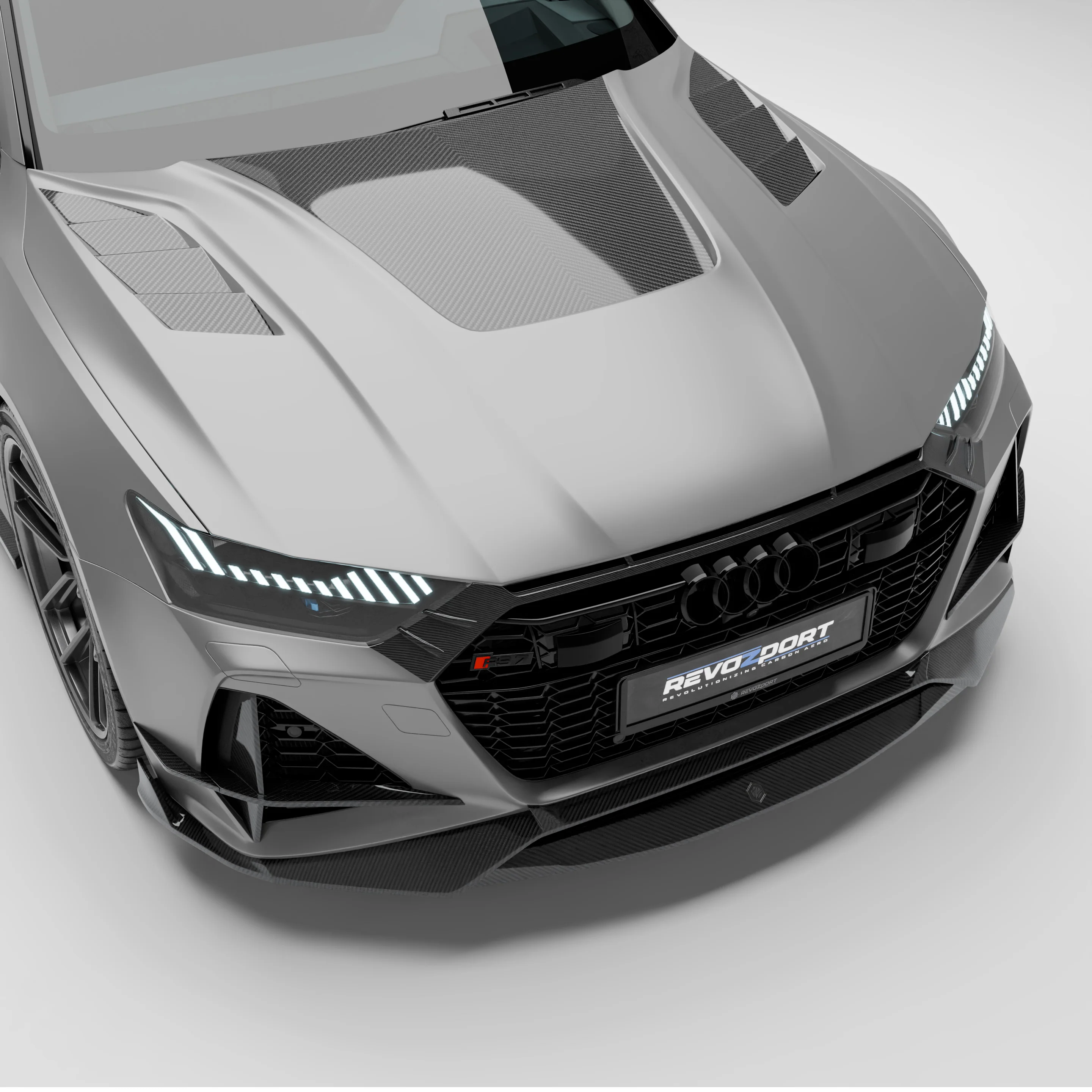 Карбоновий капот для Audi RS7 C8 thumbnail 3