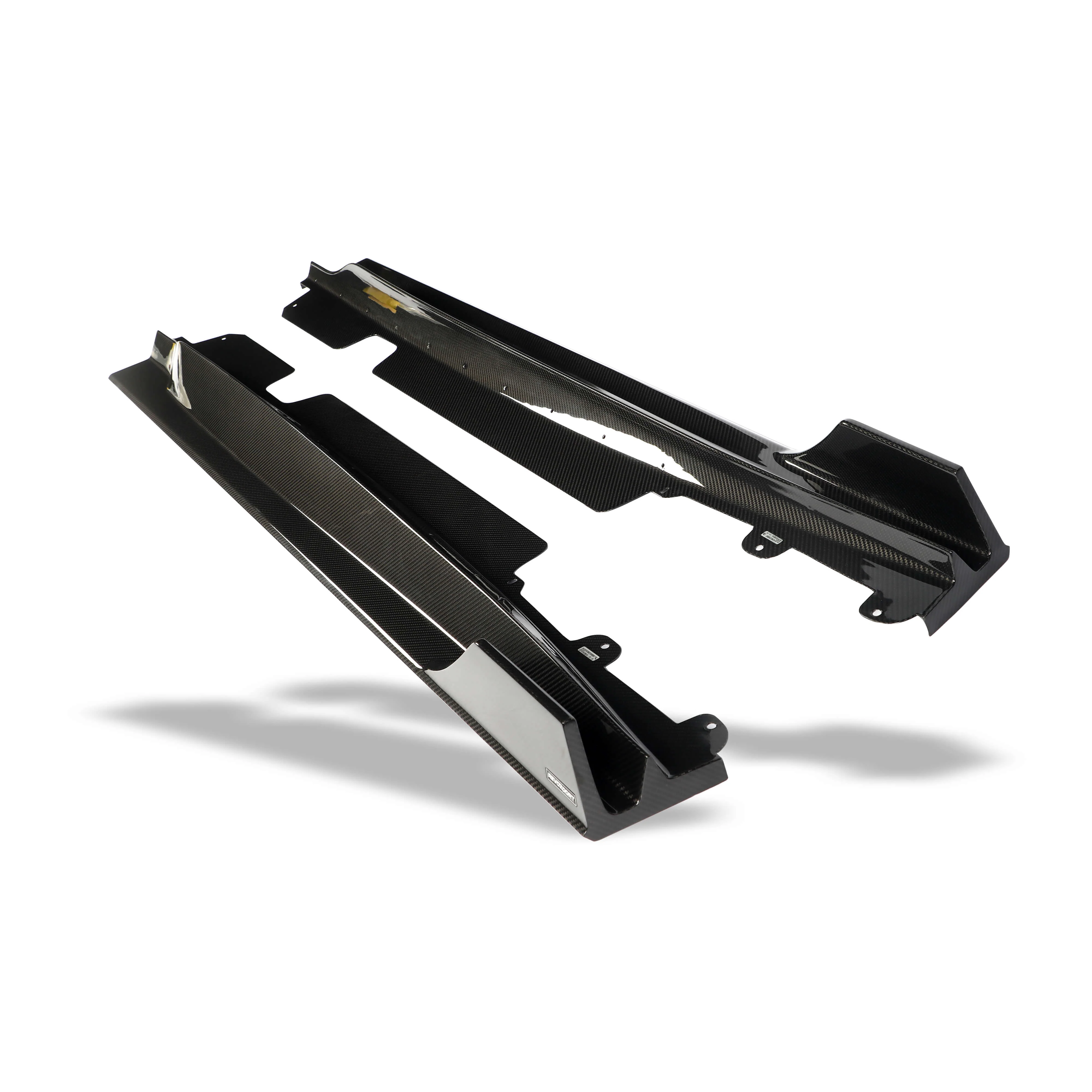 Carbon Fiber Side Skirts for Chevrolet Corvette C6 ZR1 thumbnail 4