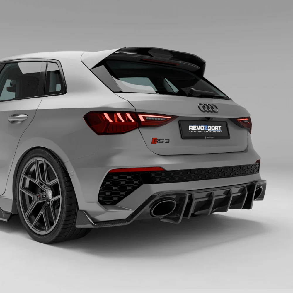Карбоновий задній спойлер для Audi RS3 8Y Sportback 2021-2023 thumbnail 9