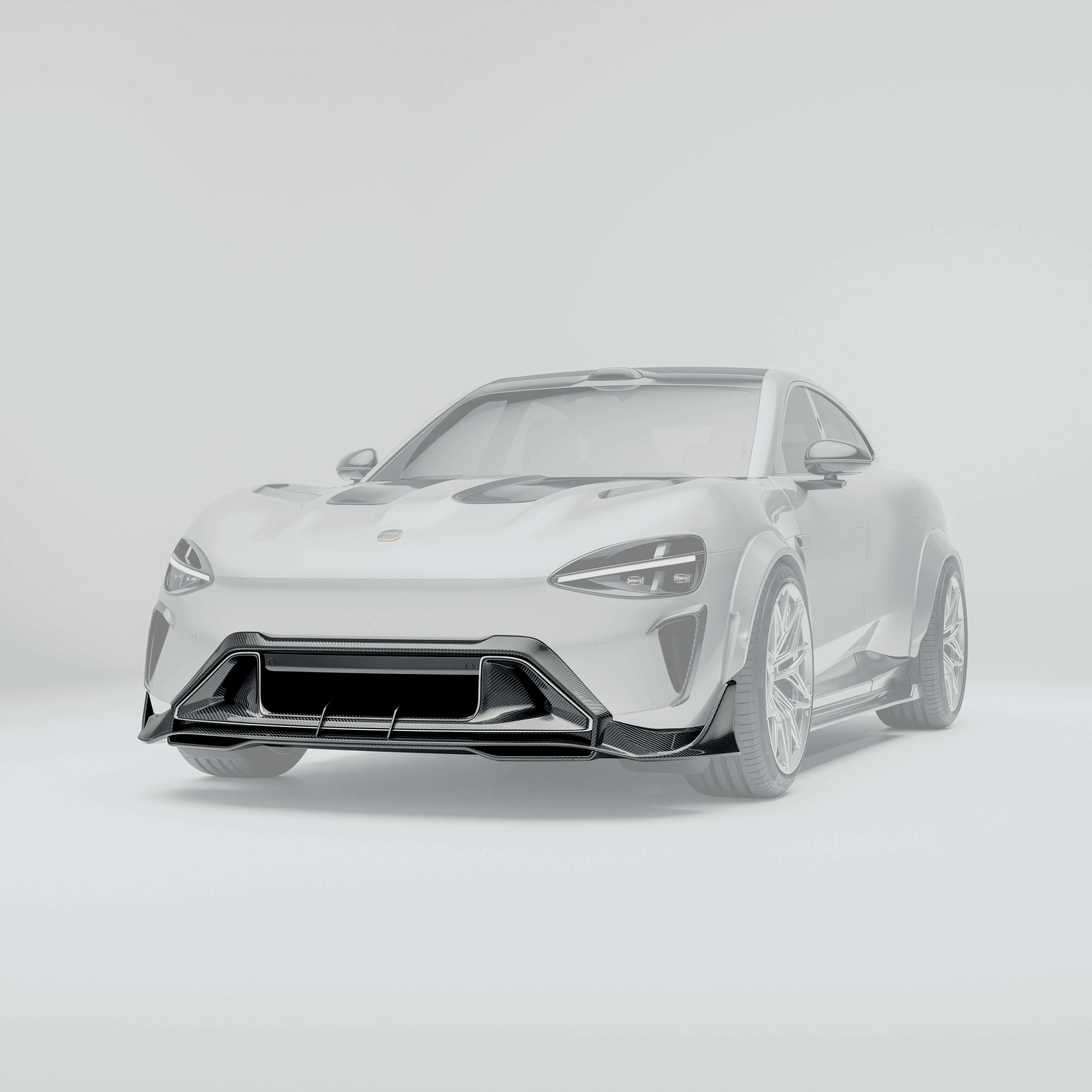 Carbon Fiber Front Lip for Xiaomi YU7 - Image 1