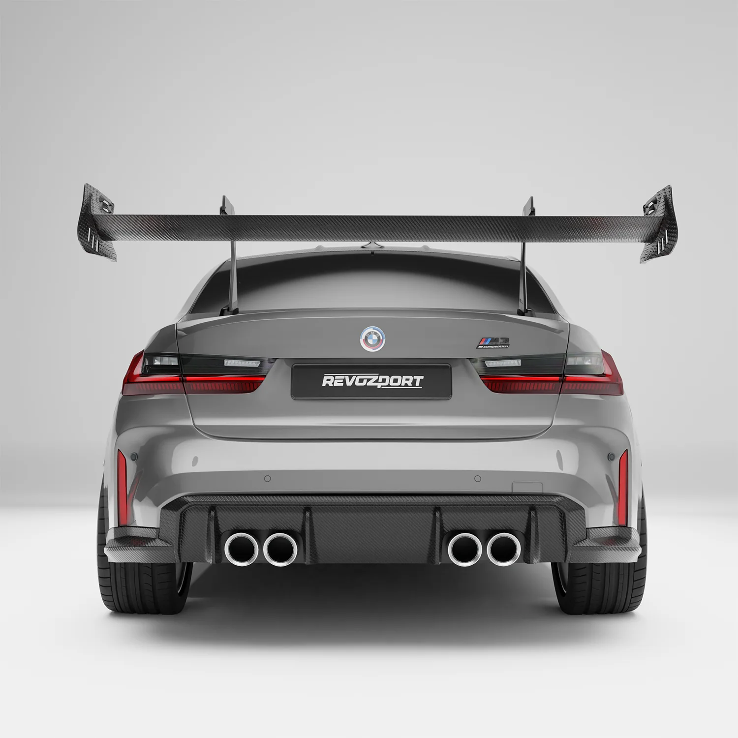 Carbon Fiber Rear Spoiler for BMW G80 M3 - Image 1