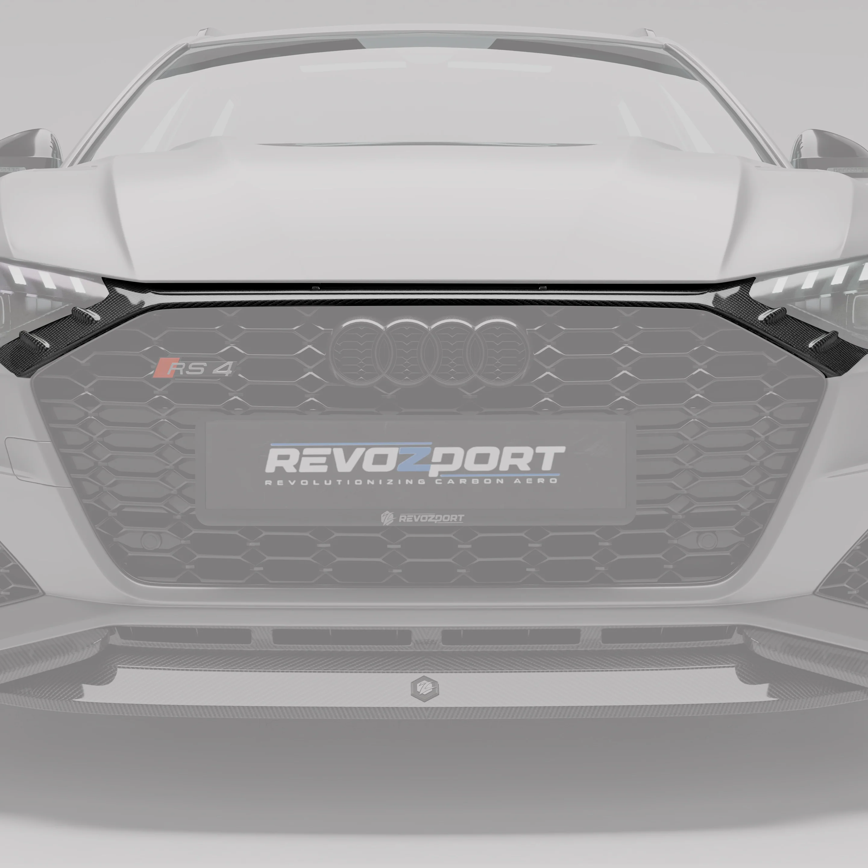 Карбонова передня решітка для Audi RS4 B9.5 Avant