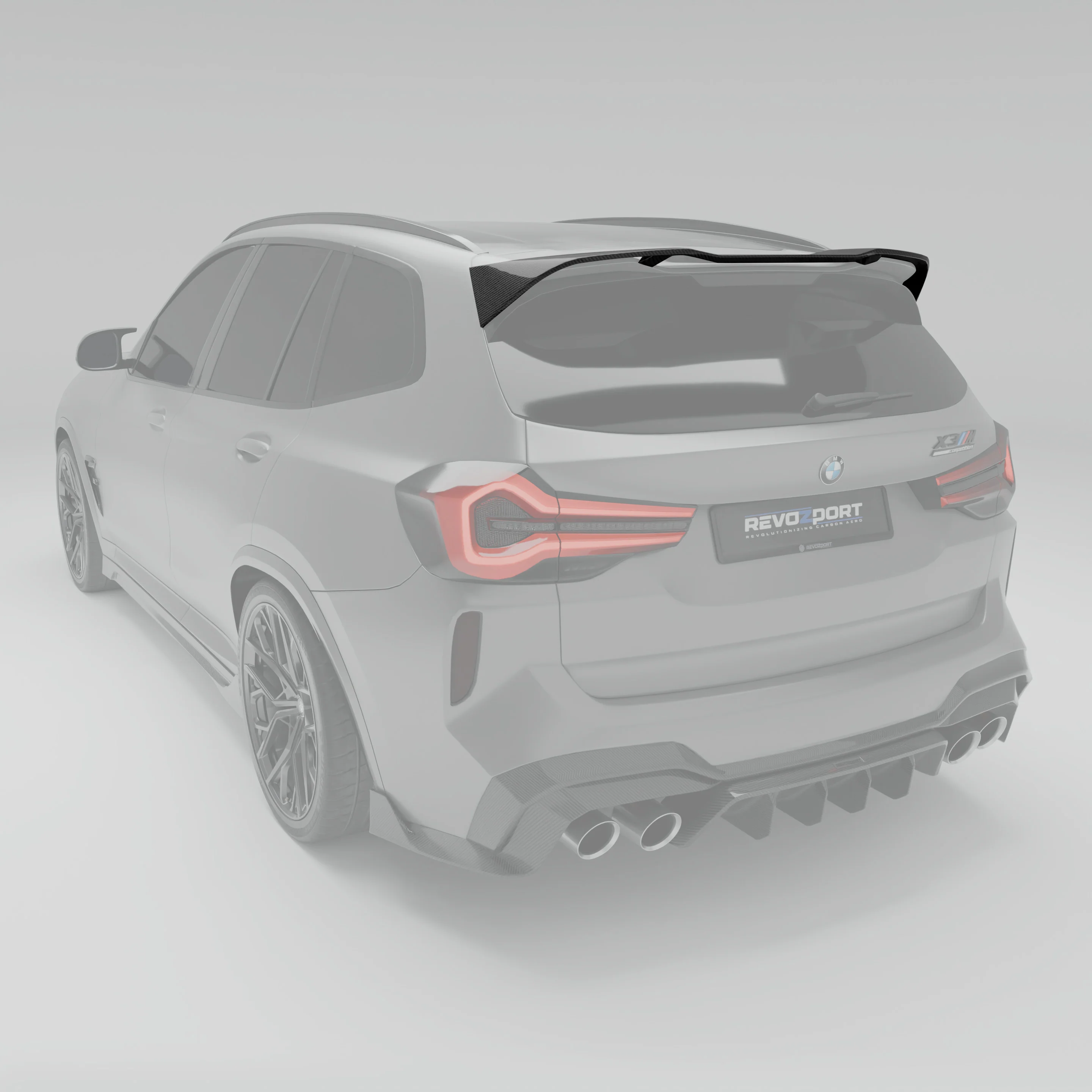 Carbon Fiber Roof Spoiler for BMW X3M F97 LCI - Image 1