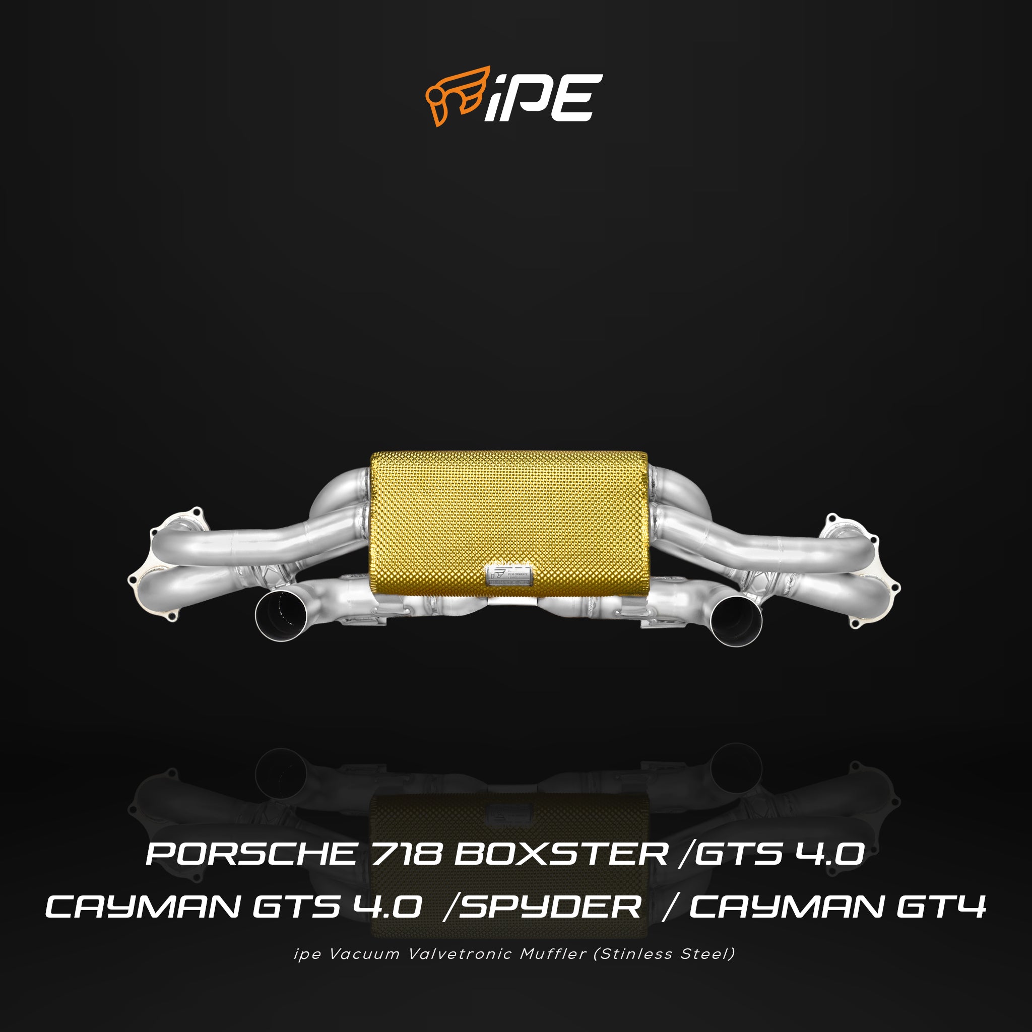 Вихлопна система Porsche 718 GTS 4.0 / 718 Cayman GT4 / 718 Spyder