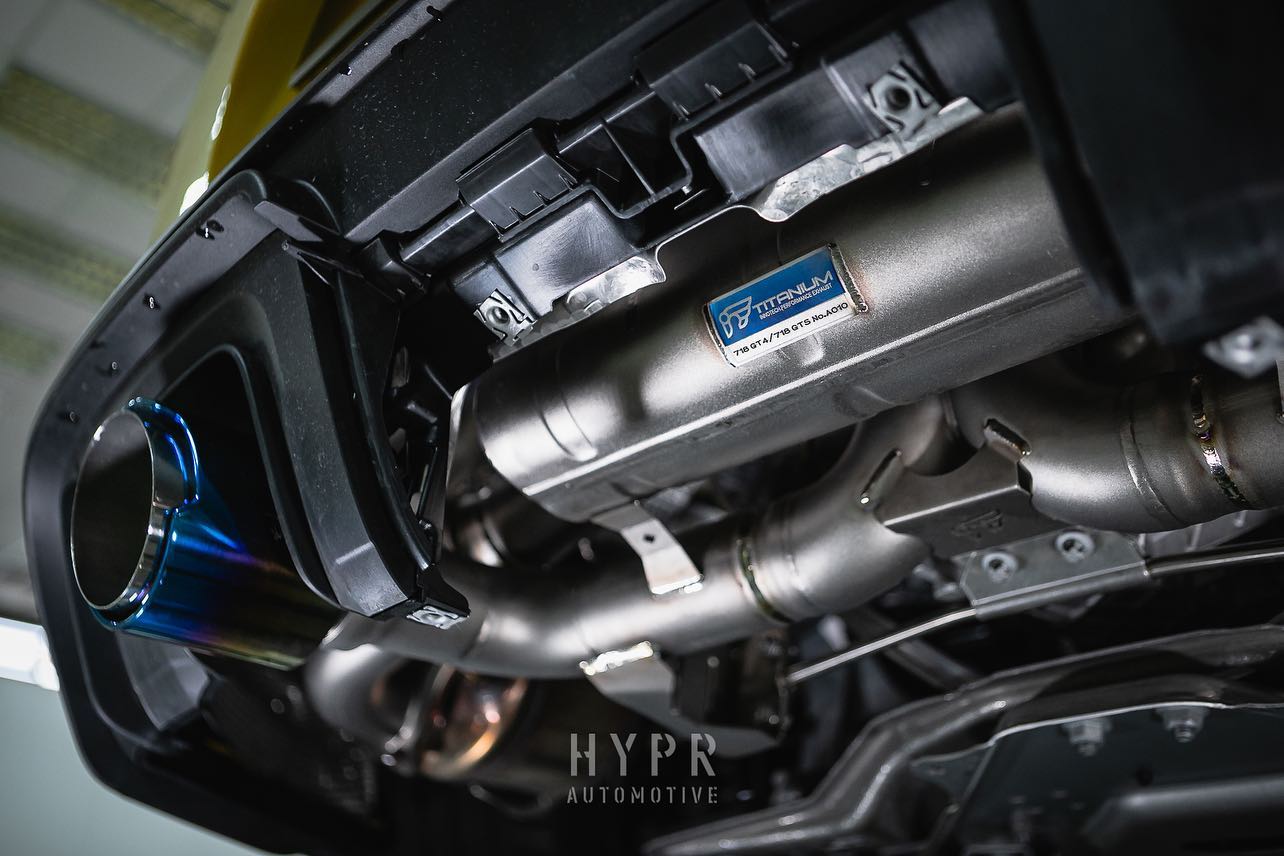 Вихлопна система Porsche 718 GTS 4.0 / 718 Cayman GT4 / 718 Spyder