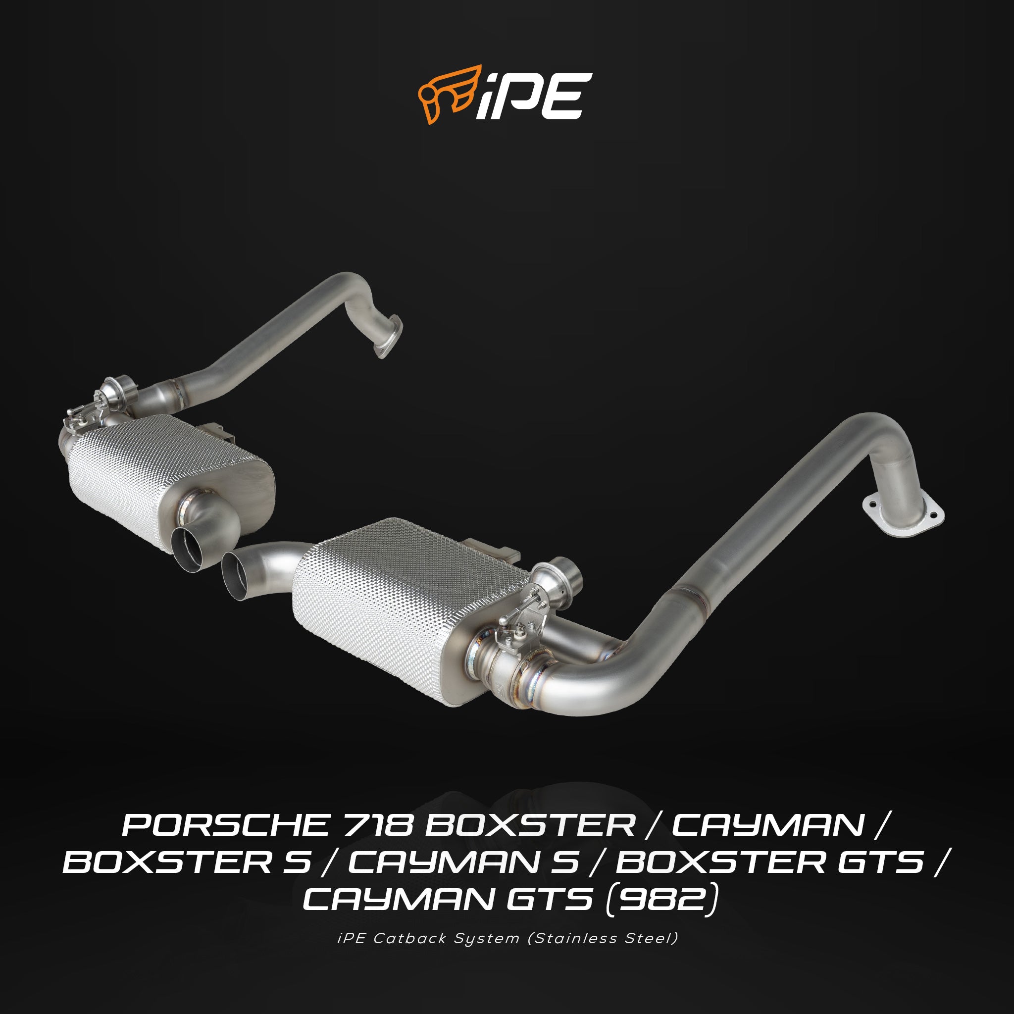 Porsche 718 Boxster / Cayman / Boxster S / Cayman S / Boxster GTS / Cayman GTS (982) Exhaust System