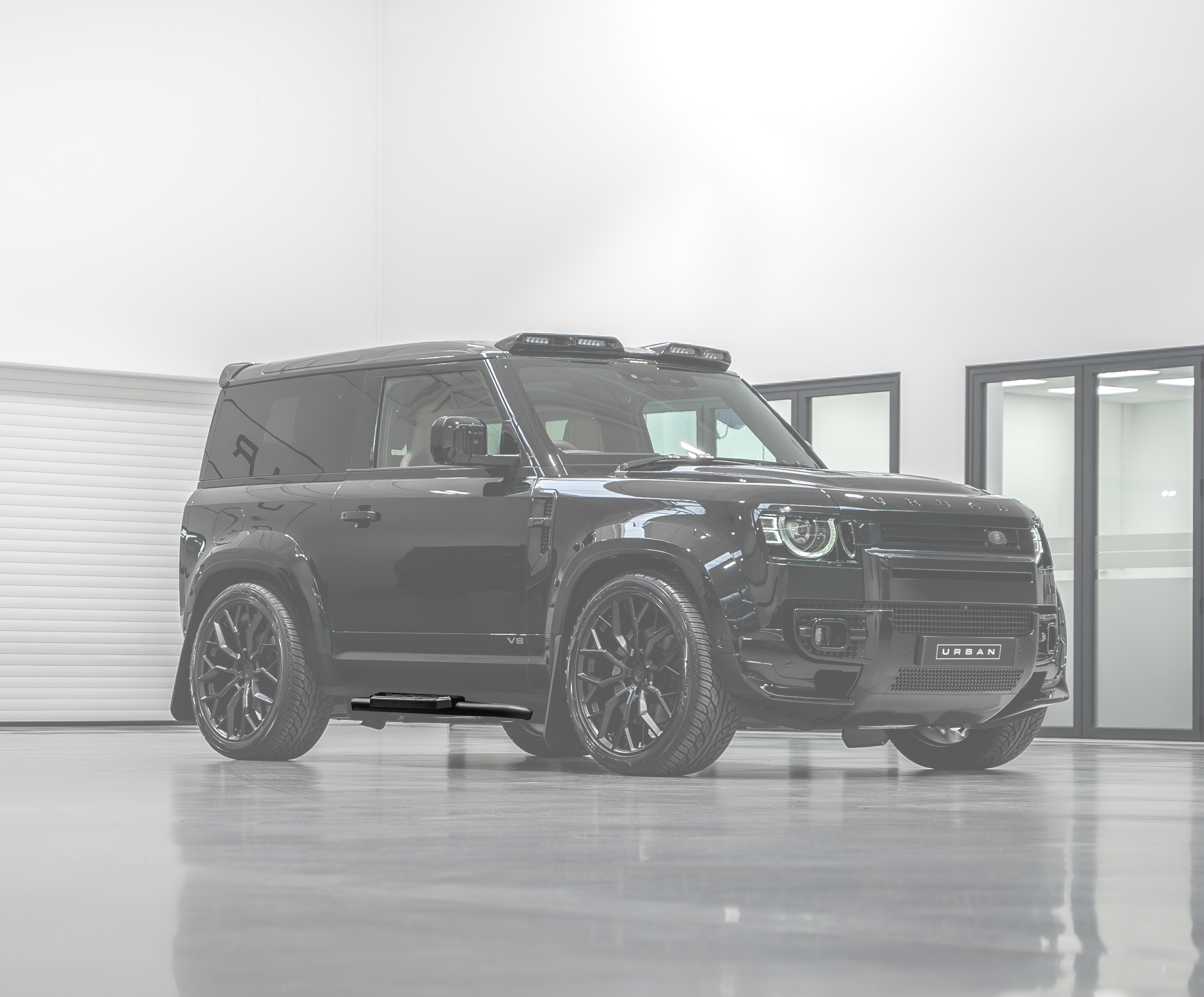 Urban Hex Finish Side Steps for Defender L663 90 - Image 1