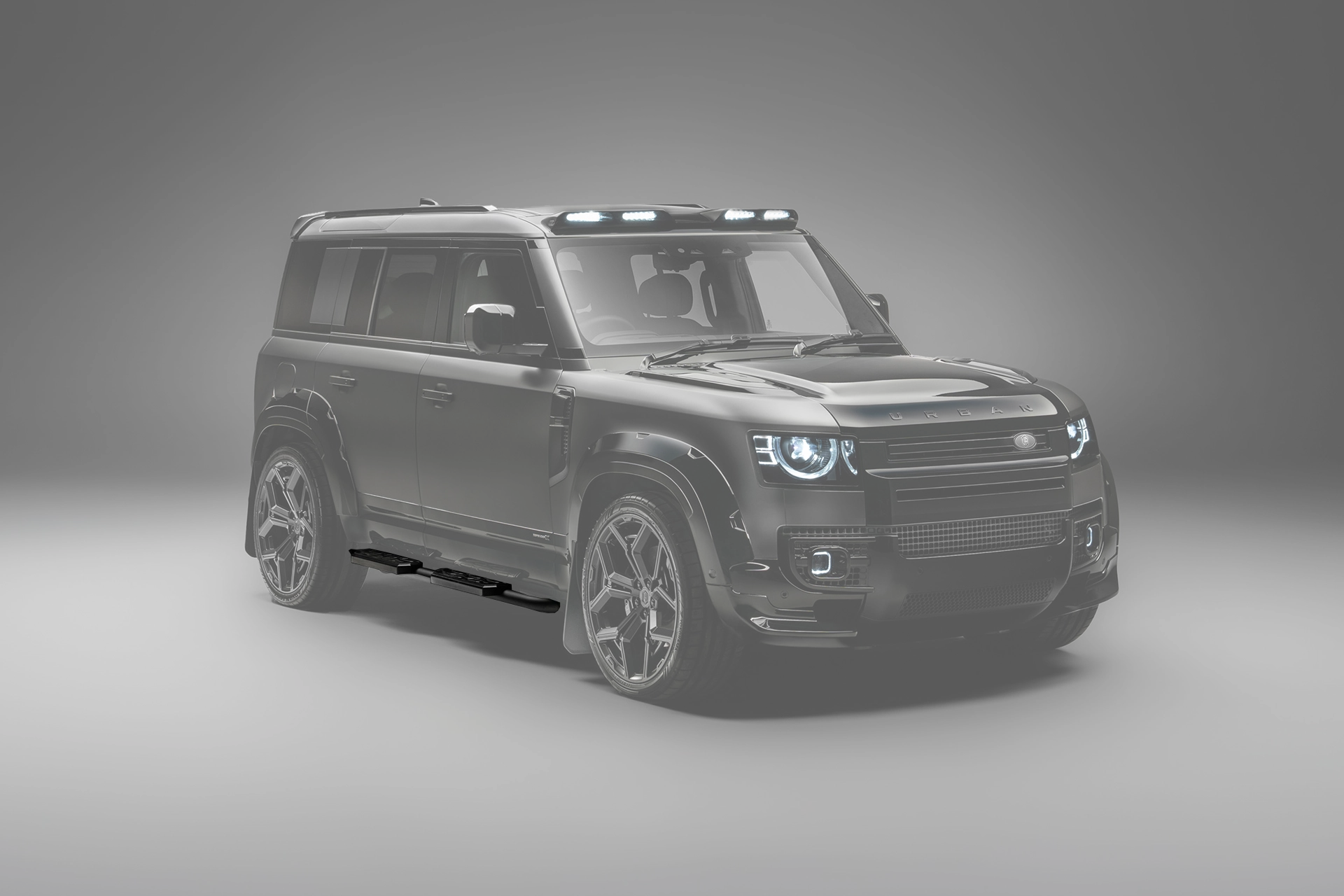 Підніжки Hex Black Shadow для Land Rover Defender 110 / 130 / OCTA - Image 1