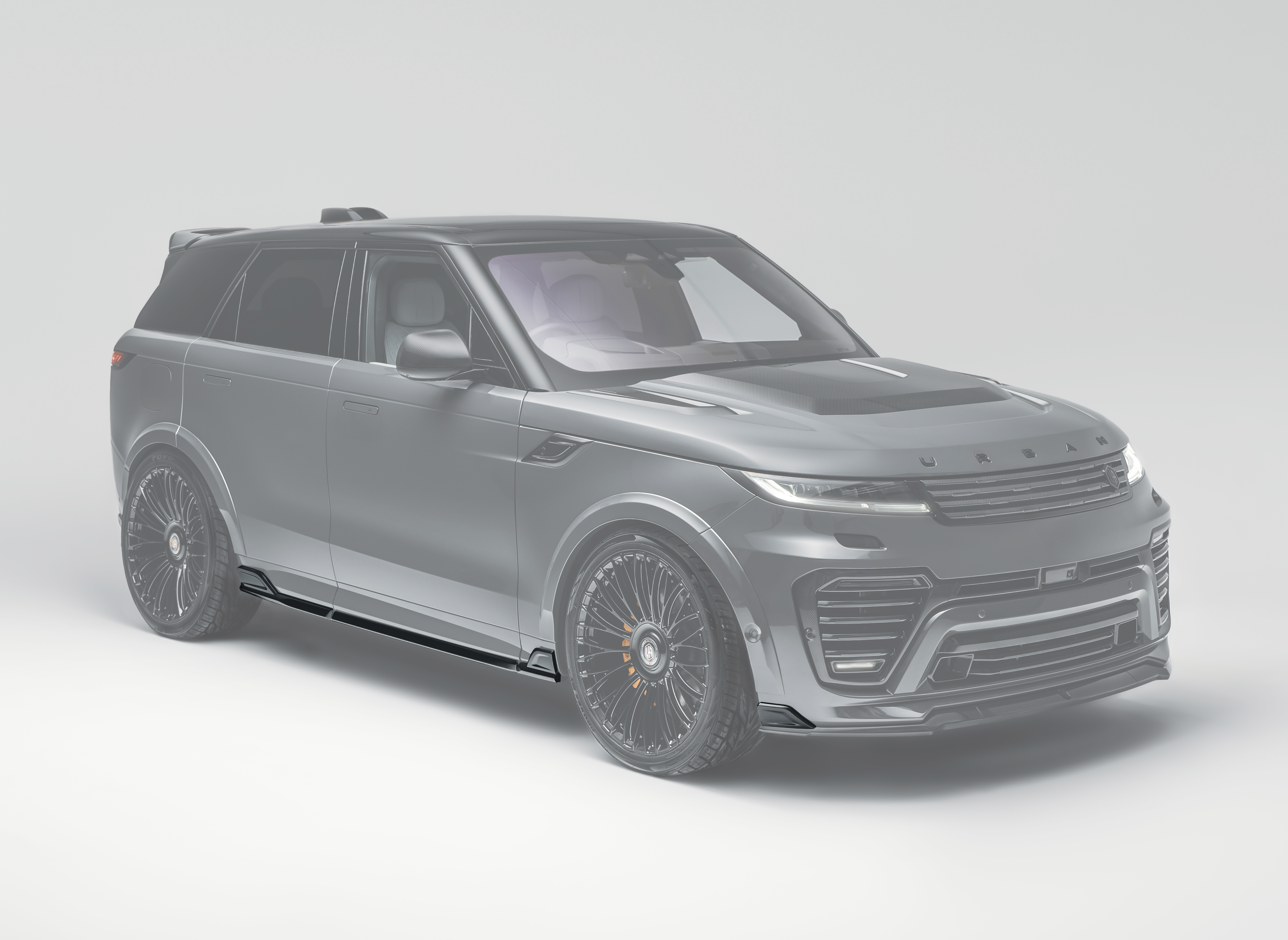 Карбоновий комплект нижніх порогів і канардів для Range Rover Sport L461 SV - Image 1