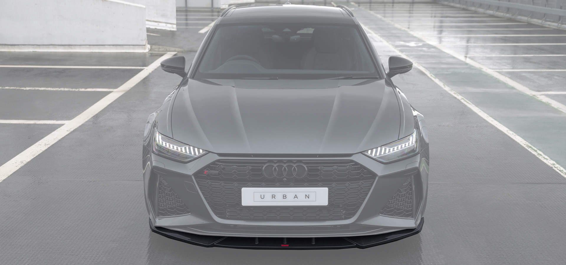 Карбоновий передній сплітер Urban для Audi RS6 C8 / RS7 C8 - Image 1