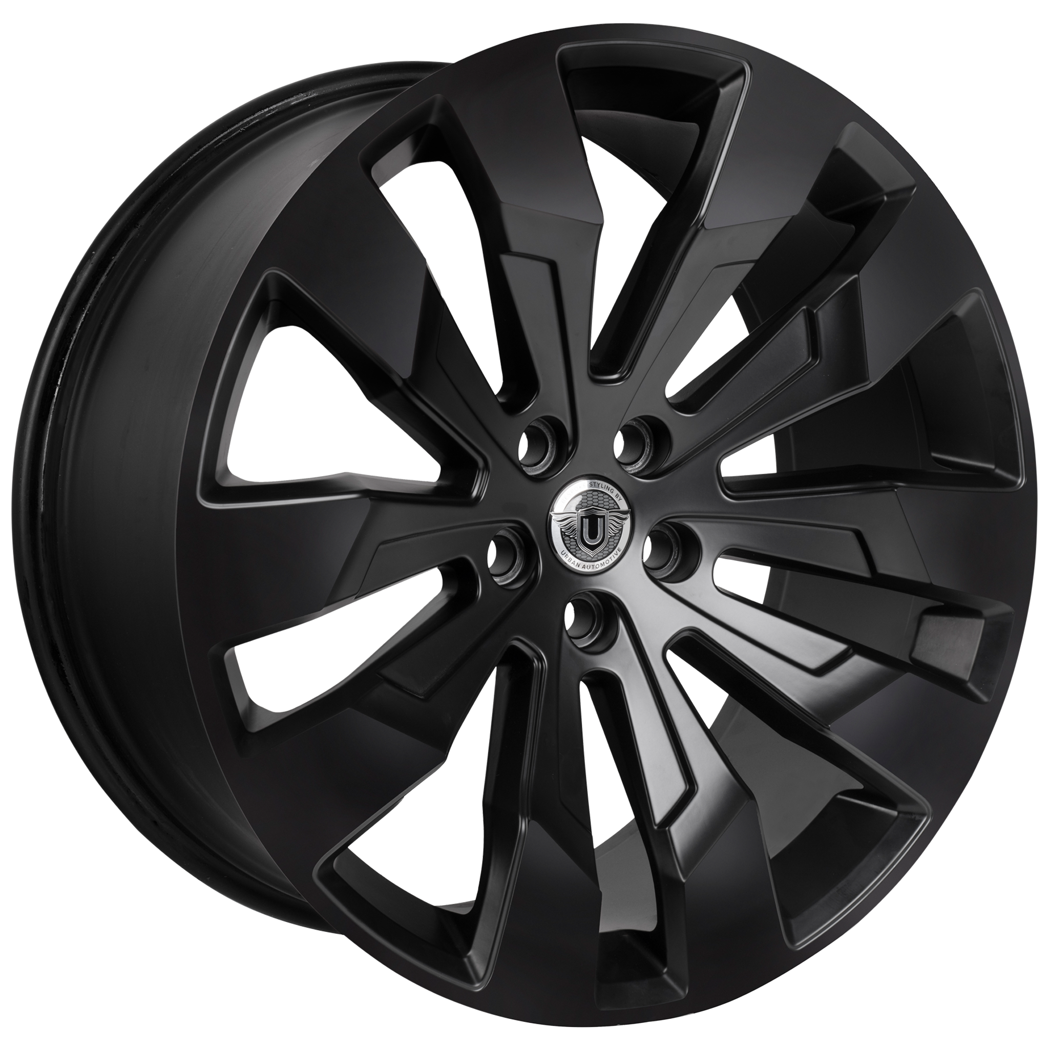 22" WX3 - 5x120 - ET35 - Satin Black - Front (L663) thumbnail 5